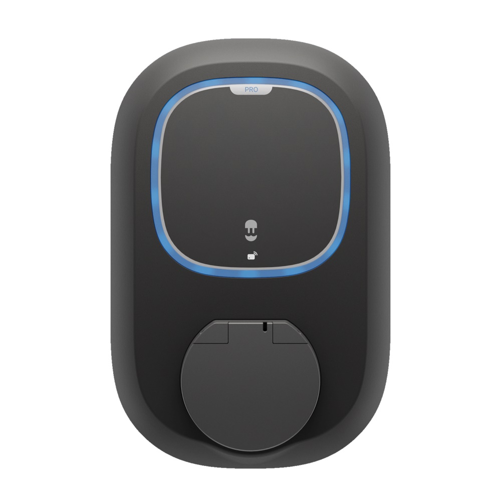 Wallbox Pulsar Pro Socket ladeboks til elbil 22kW WiFi/4G/Ethernet Sort
