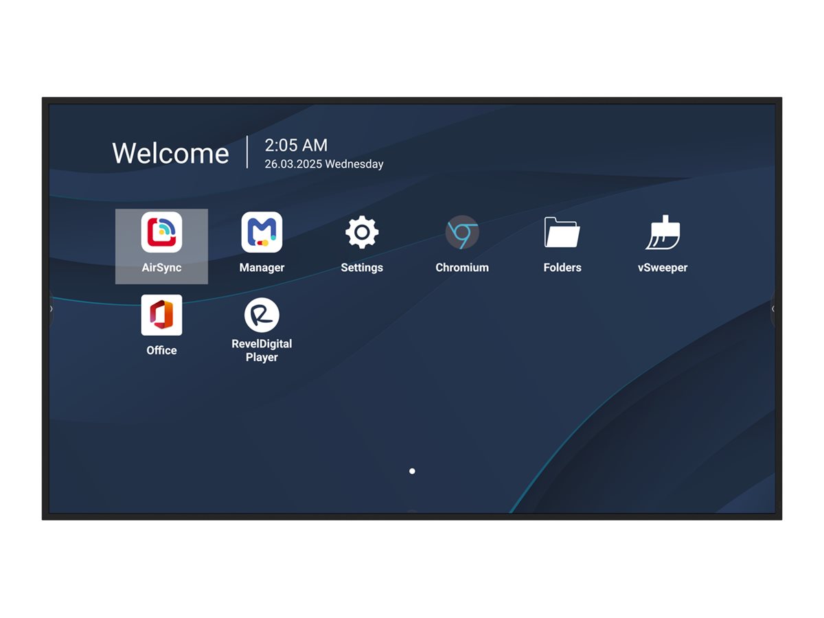 Viewsonic CDE5014-2C skilte display Digital fladpaneldisplay 127 cm (50) LCD Wi-Fi 500 cd/m² 4K Ultra HD Sort Indbygget processer Android 14 24/7