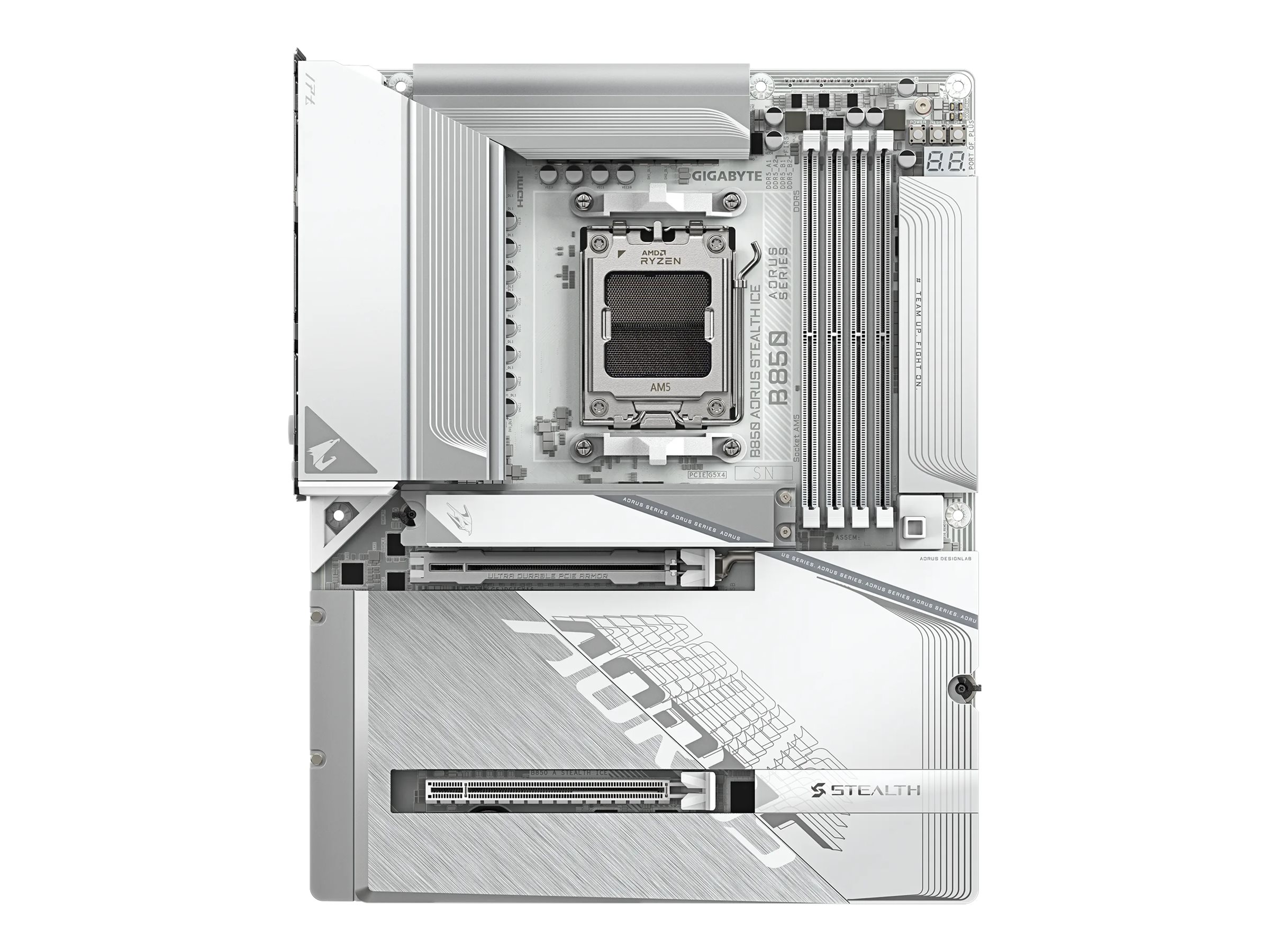 AORUS B850 STEALTH ICE ATX LGA1851 sokkel AMD B850