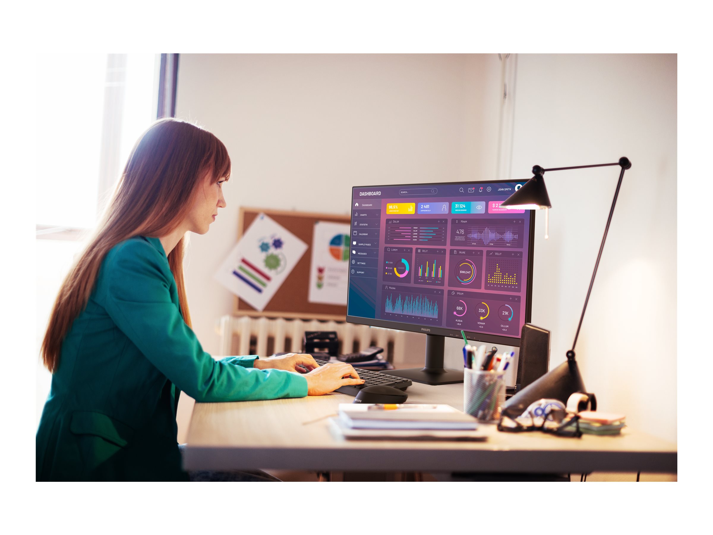 Philips 1000 series 27E2N1500L/00 27 IPS 2560 x 1440 (2K) DisplayPort HDMI 100 Hz