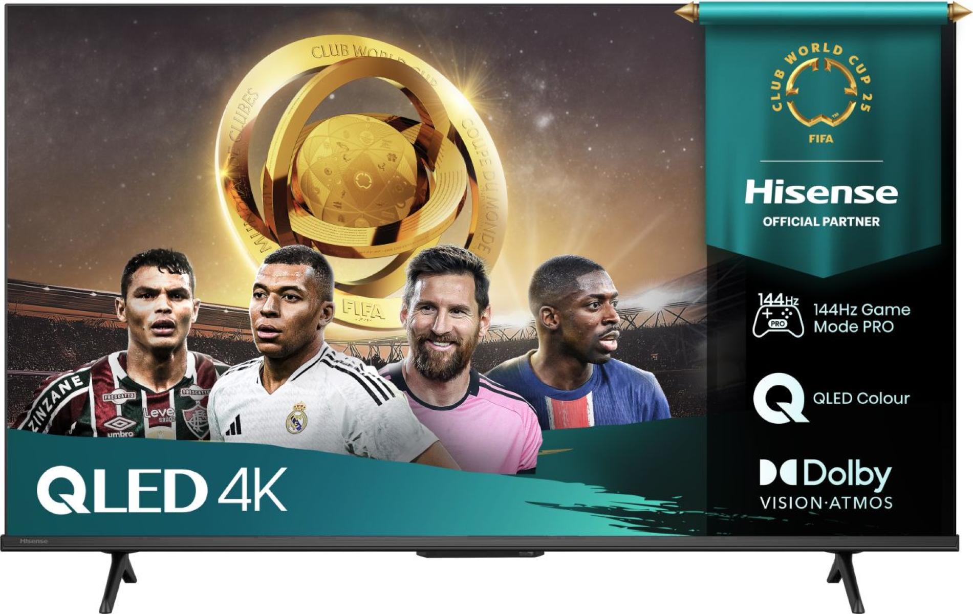 Hisense 43E77Q PRO 109,2 cm (43) 4K Ultra HD Smart TV Wi-Fi Sort
