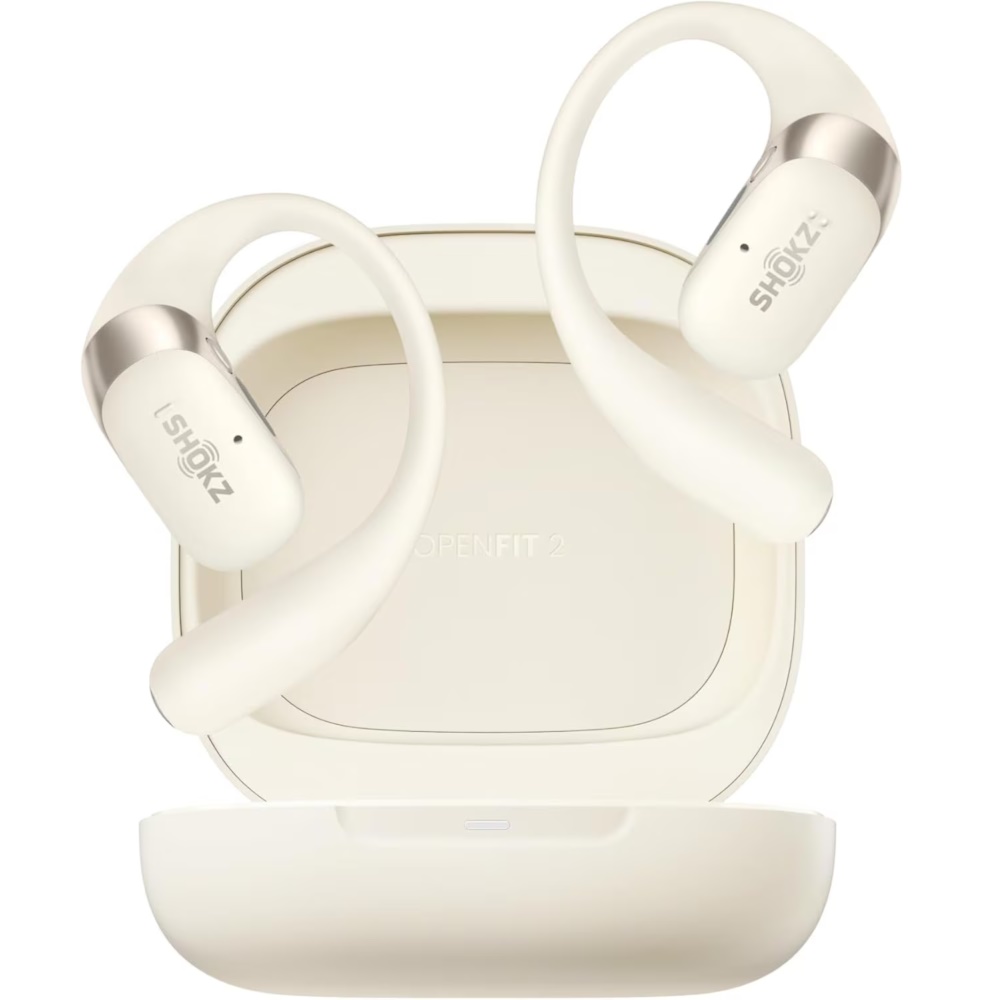 Shokz OpenFit 2 Ægte trådløse øretelefoner Beige