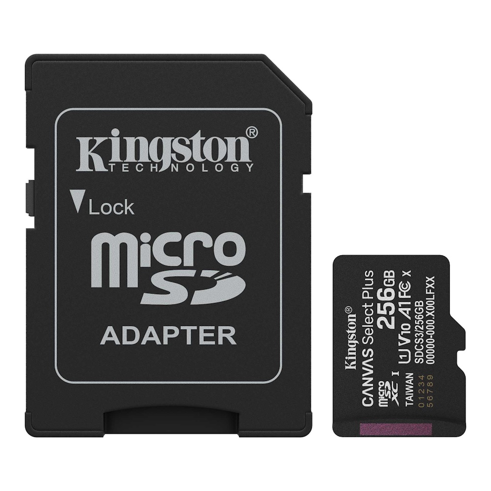 Kingston Canvas Select Plus microSDXC 256GB 150MB/s