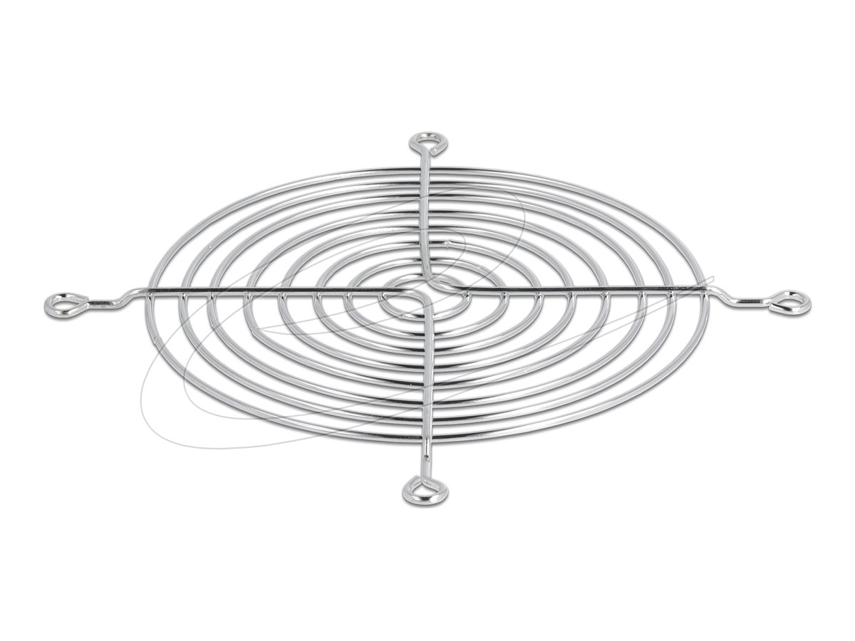 DeLOCK Ventilatorskærm 1-pack Sølv