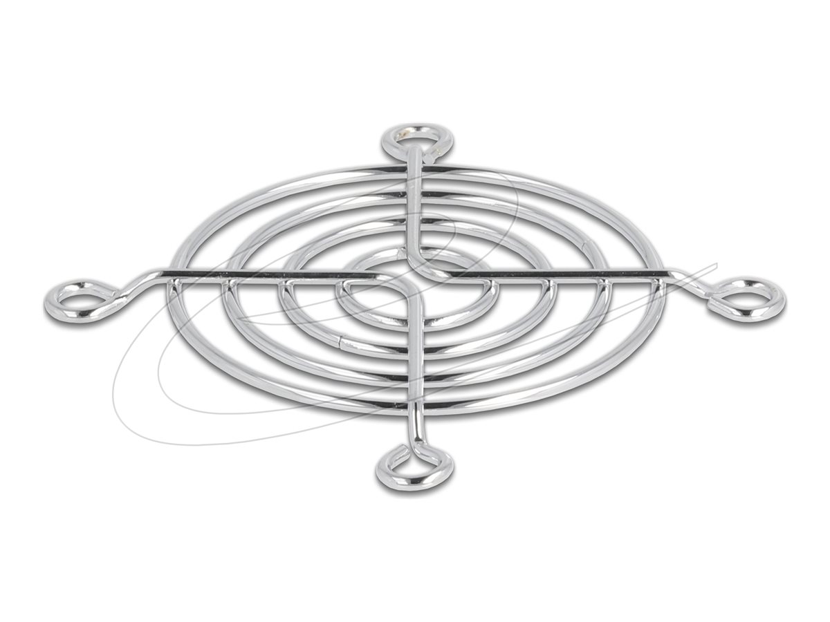 DeLOCK Ventilatorskærm 1-pack Sølv