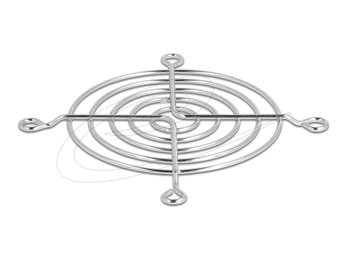 DeLOCK Ventilatorskærm 1-pack Sølv