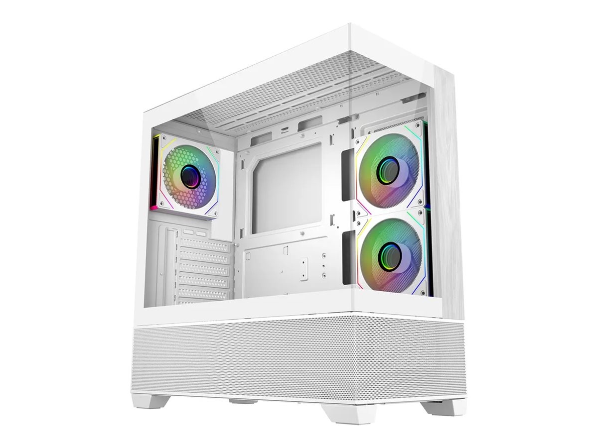 Cooler Master Elite 690 Wood Tower ATX Hvid