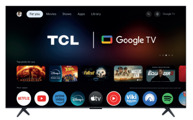 TCL 55C61K TV 55 4K Ultra HD Sølv