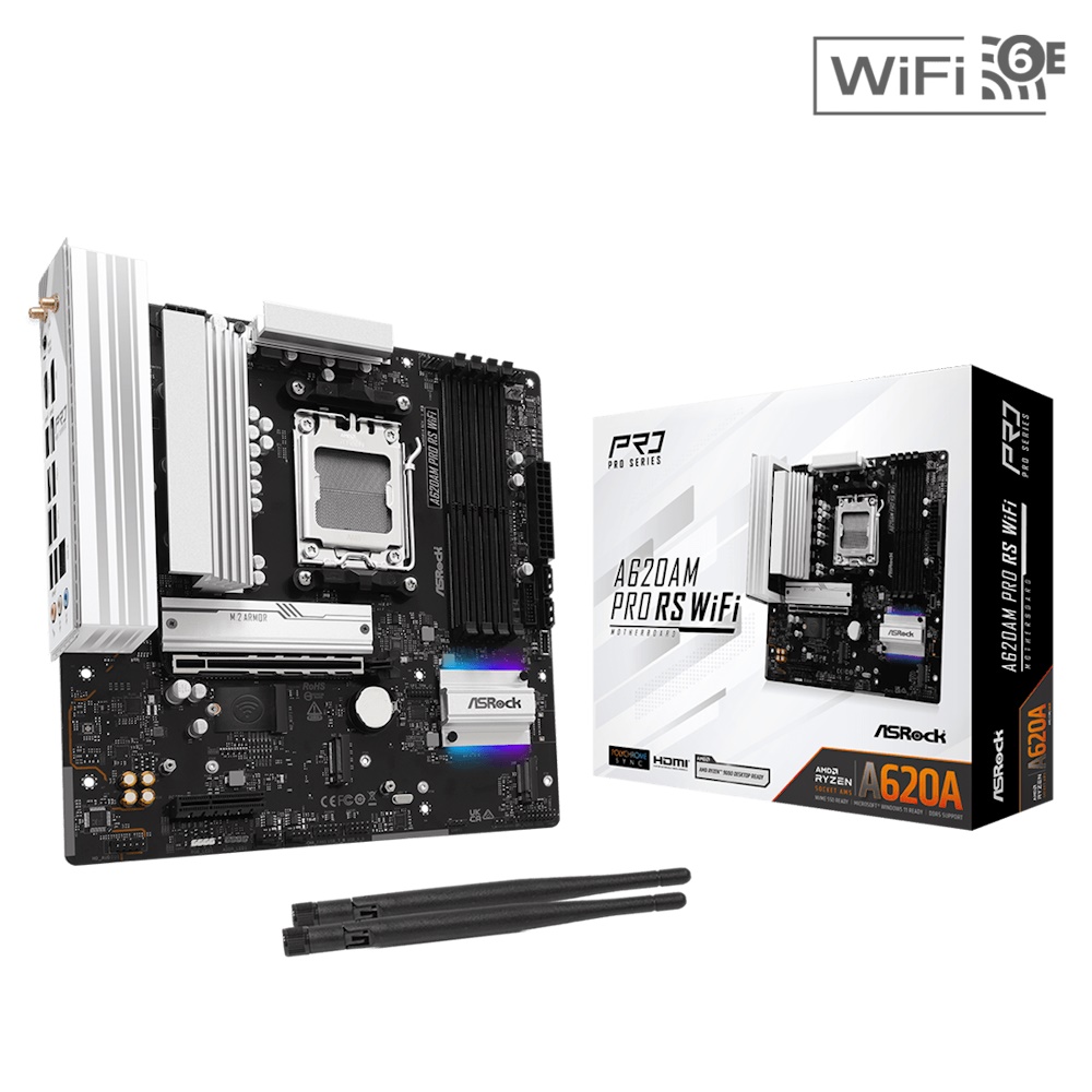 Asrock A620AM Pro RS WiFi mATX AM5