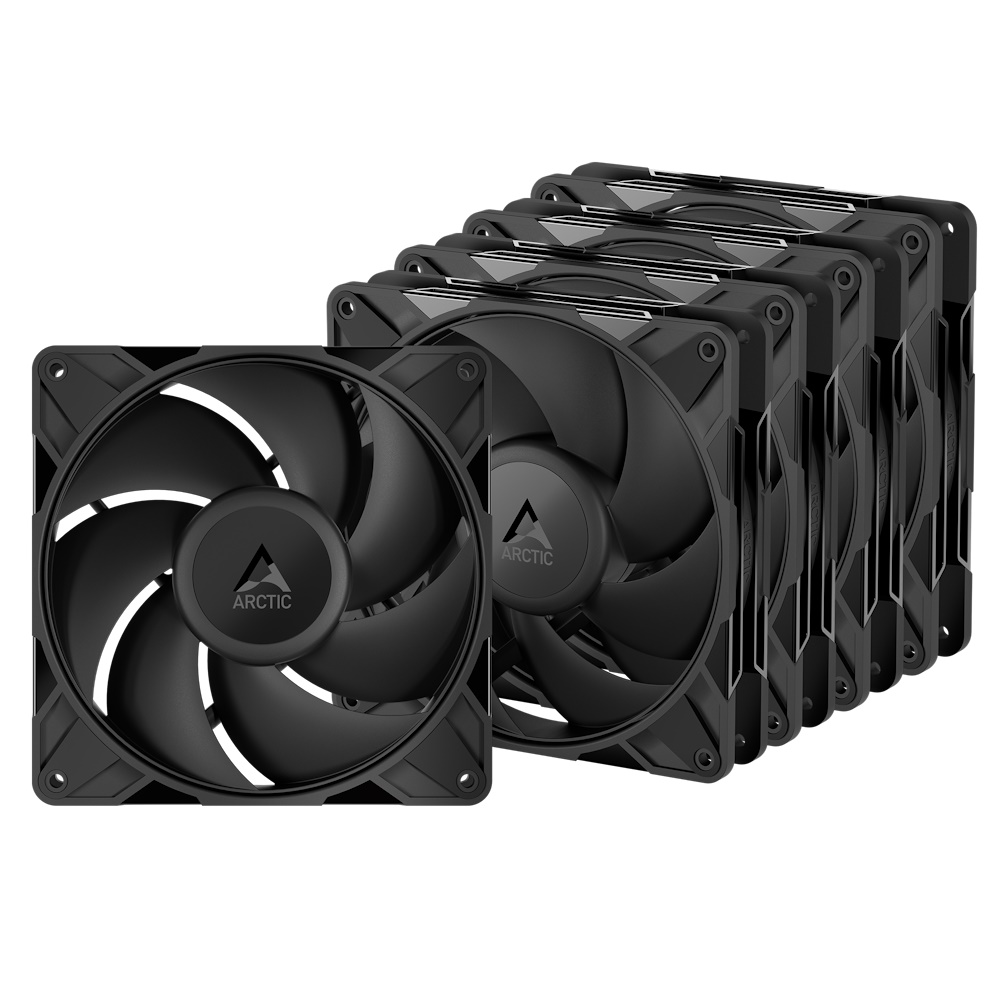Arctic P14 Pro PST Fan 5-pack Sort 140 mm