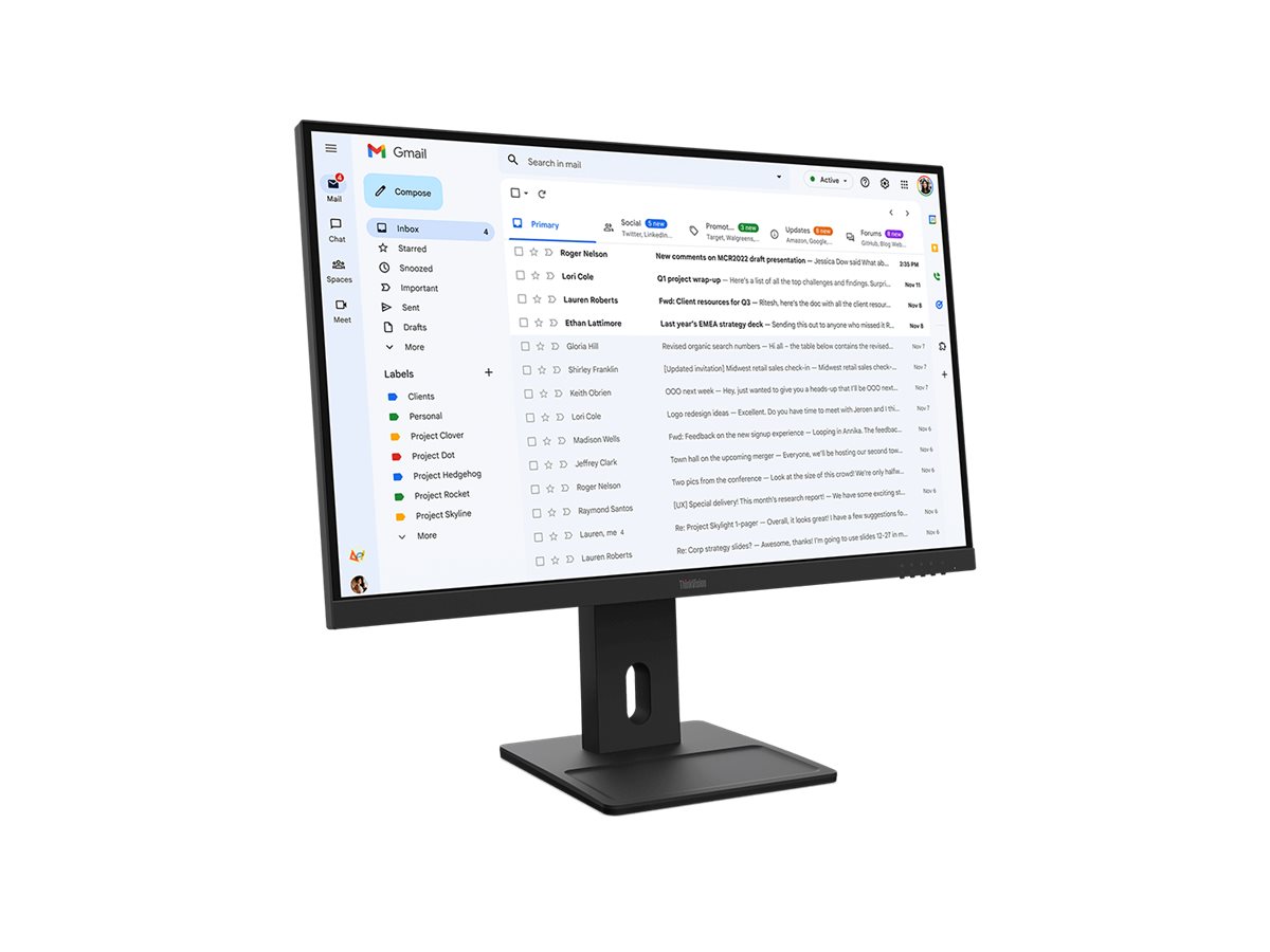 Lenovo ThinkVision E27-40 27 IPS 1920 x 1080 (Full HD) VGA (HD-15) VGA HDMI DisplayPort