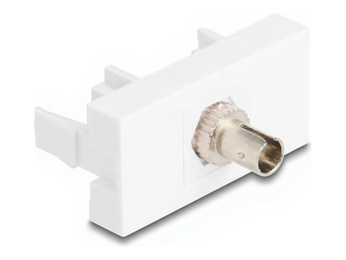 Delock Easy 45 - klik i-modul - hun - 1 netværkssokkel - hvid
