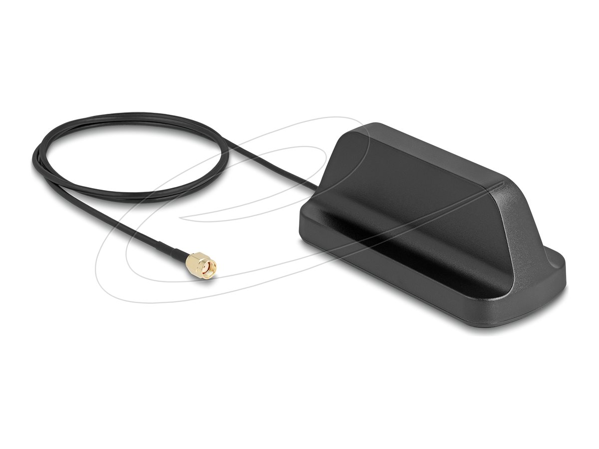 Delock Antenne Planar Inverted F-Shaped (PIFA) Sort 5150 - 7125 MHz 2400 - 2500 MHz