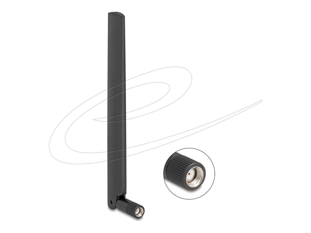 Delock Antenne Dipol Sort 5150 - 5975 MHz 6000 - 7125 MHz 2400 - 2500 MHz