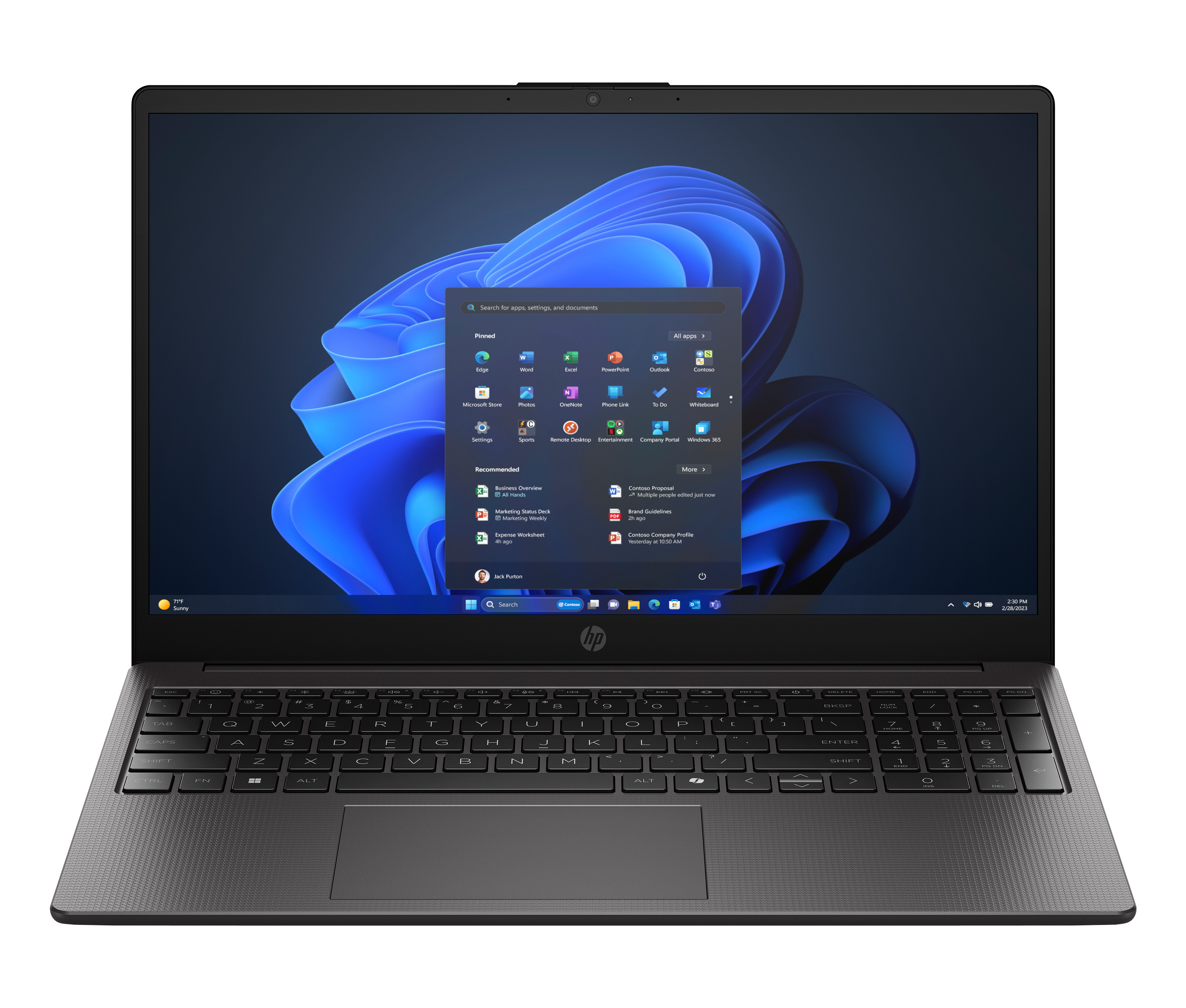 HP 255R 15.6 inch G10 Notebook PC AMD Ryzen™ 5 7535U Laptop 39,6 cm (15.6) Fuld HD 16 GB DDR5-SDRAM 256 GB SSD Wi-Fi 6 (802.11ax) Windows 11 Home