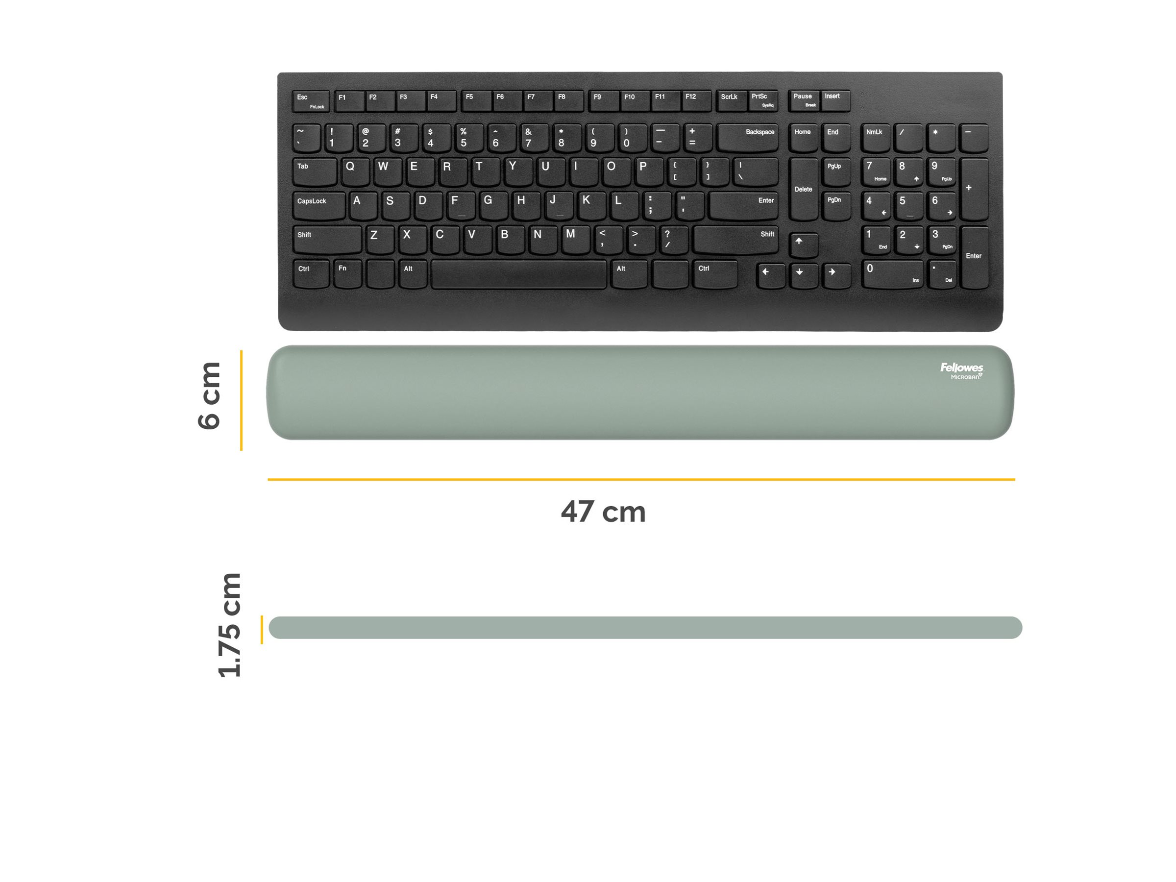 Fellowes Breyta Håndledsstøtte til tastatur