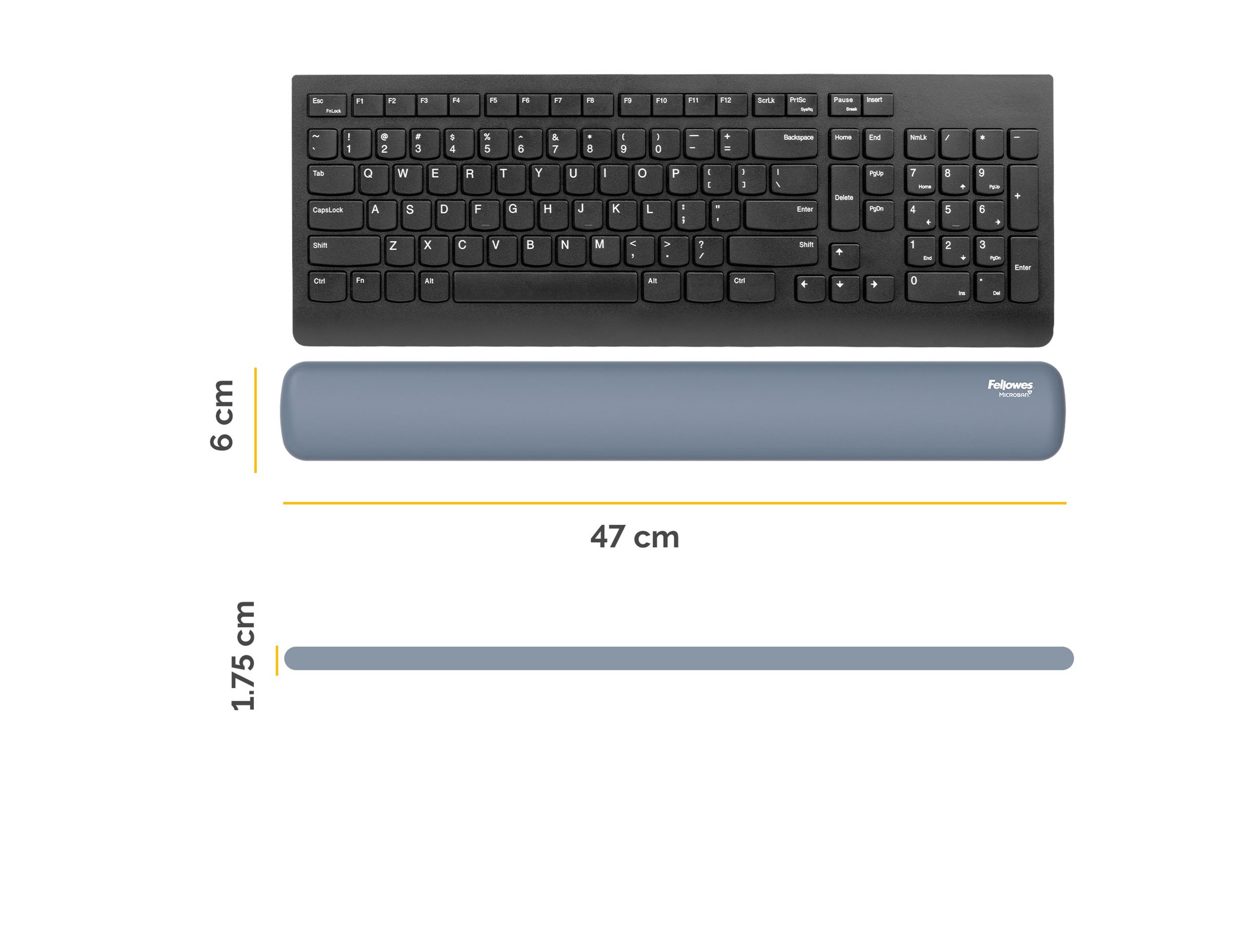 Fellowes Breyta Håndledsstøtte til tastatur