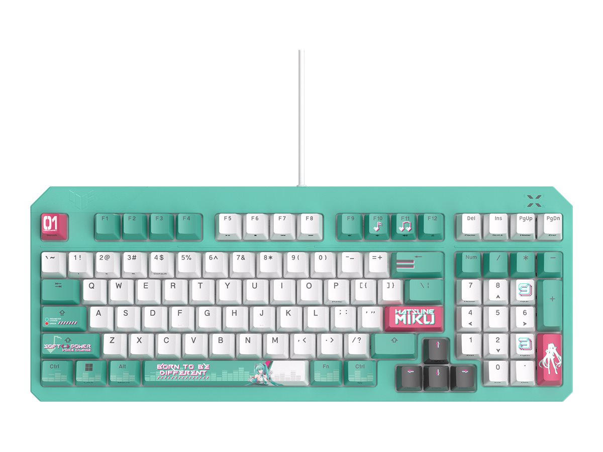 ASUS TUF Gaming K3 Gen II Tastatur Optisk mekanisk Per-tast RGB / 16,8 millioner farver Kablet