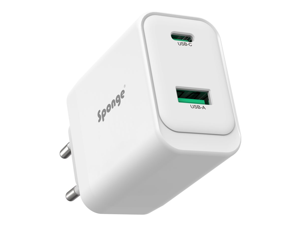 Sponge Adapter 45Watt 1xUSB-A 2.0 1xUSB-C