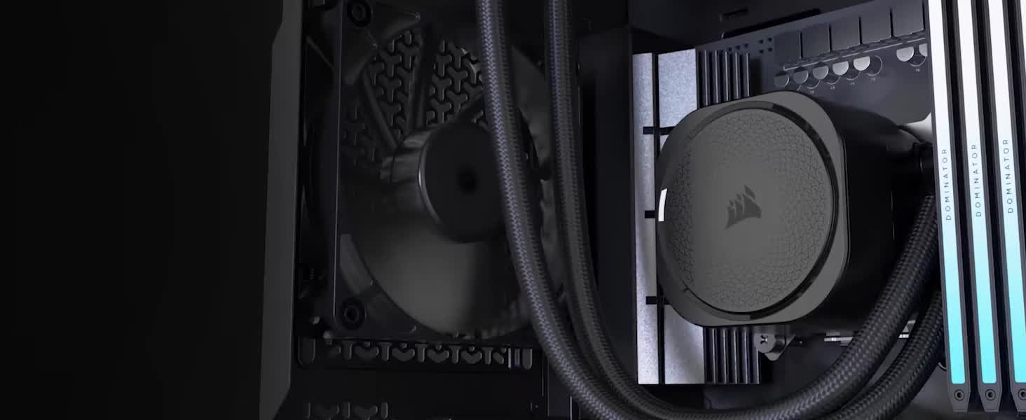 CORSAIR NAUTILUS RS Flydende kølesystempumpe lcd-skærmkodul 1-pack Hvid