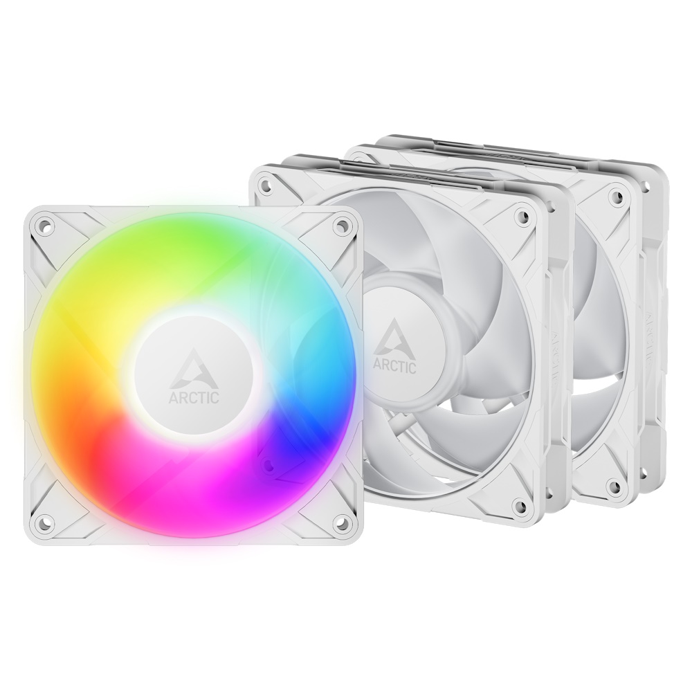 Arctic P12 Pro A-RGB Fan 3-pack Hvid 120 mm