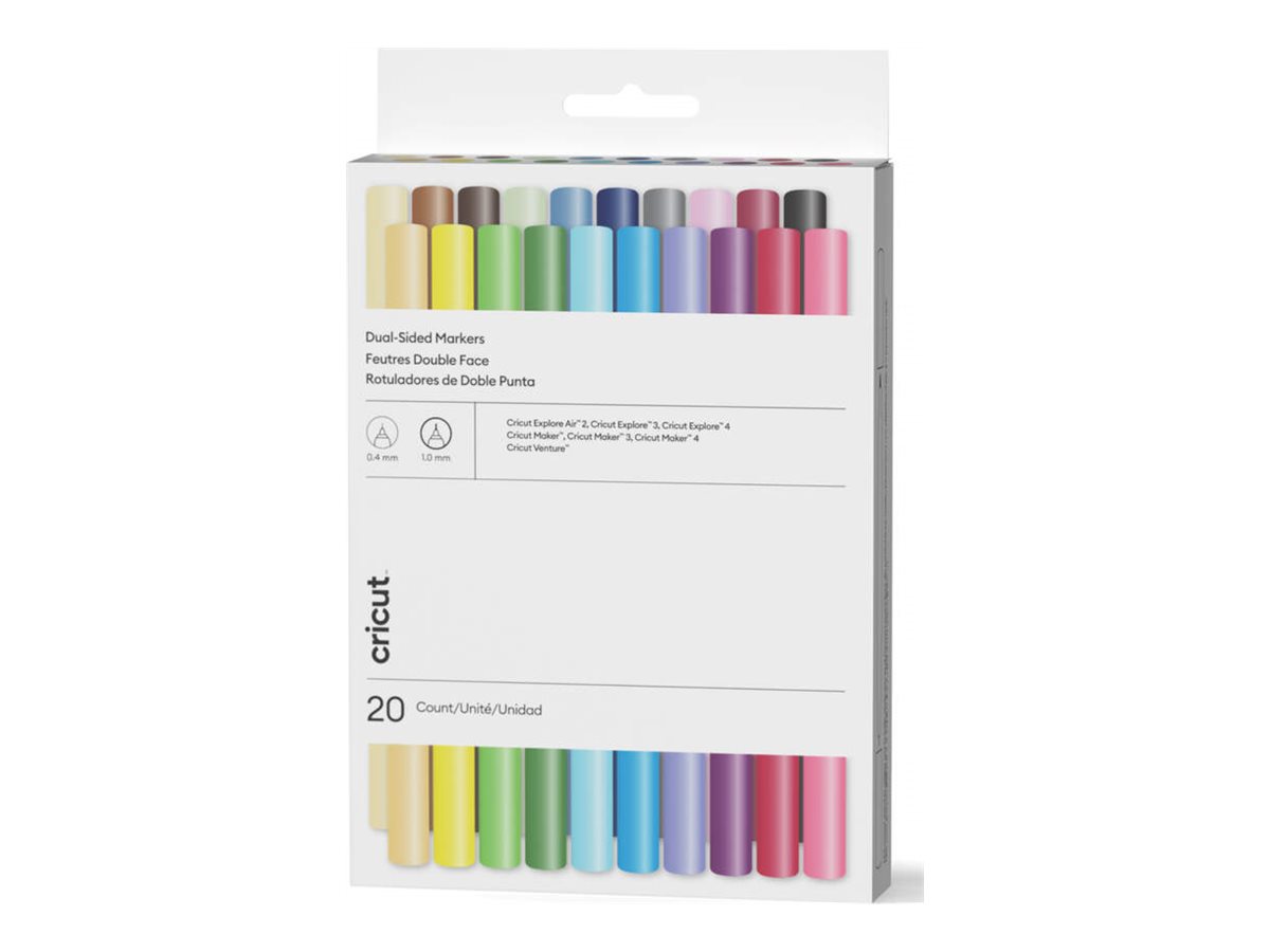 Cricut Ultimate Dobbeltspids-markør Assorteret