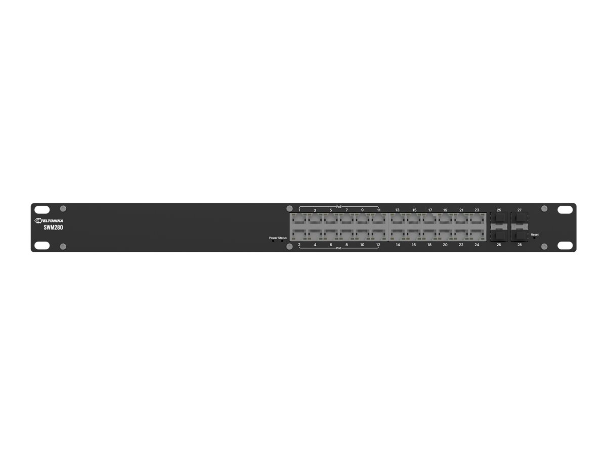 Teltonika SWM280 Switch 24-porte Gigabit Ethernet PoE+