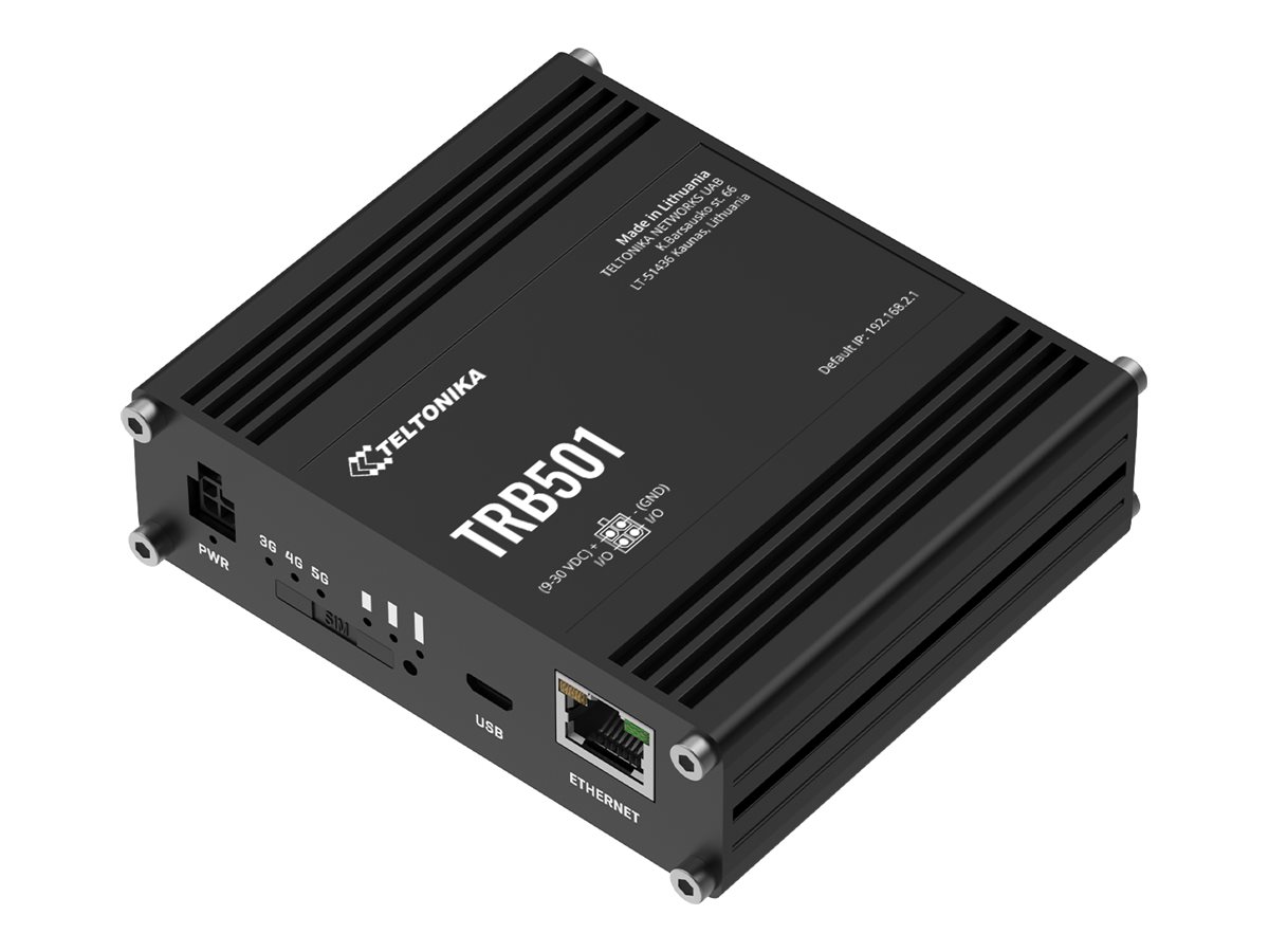 Teltonika TRB501 Gateway Desktop/væg/DIN-skinnemonterbar