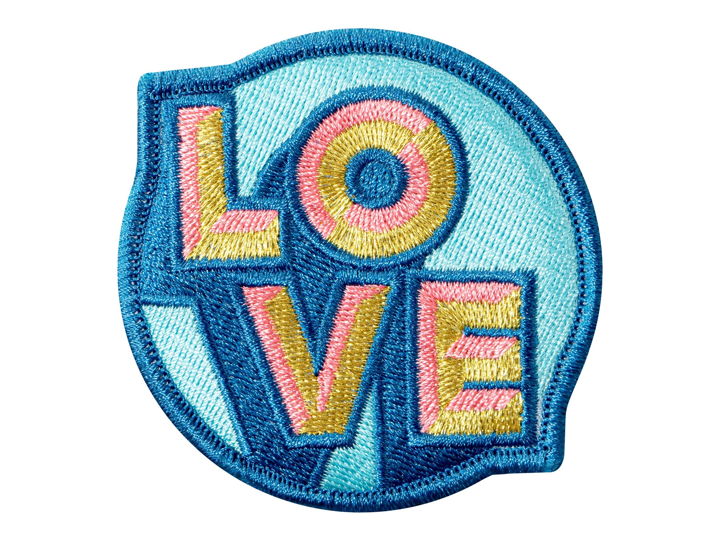 MAGMOJI Badge Love Blue Logo badge Flerfarvet