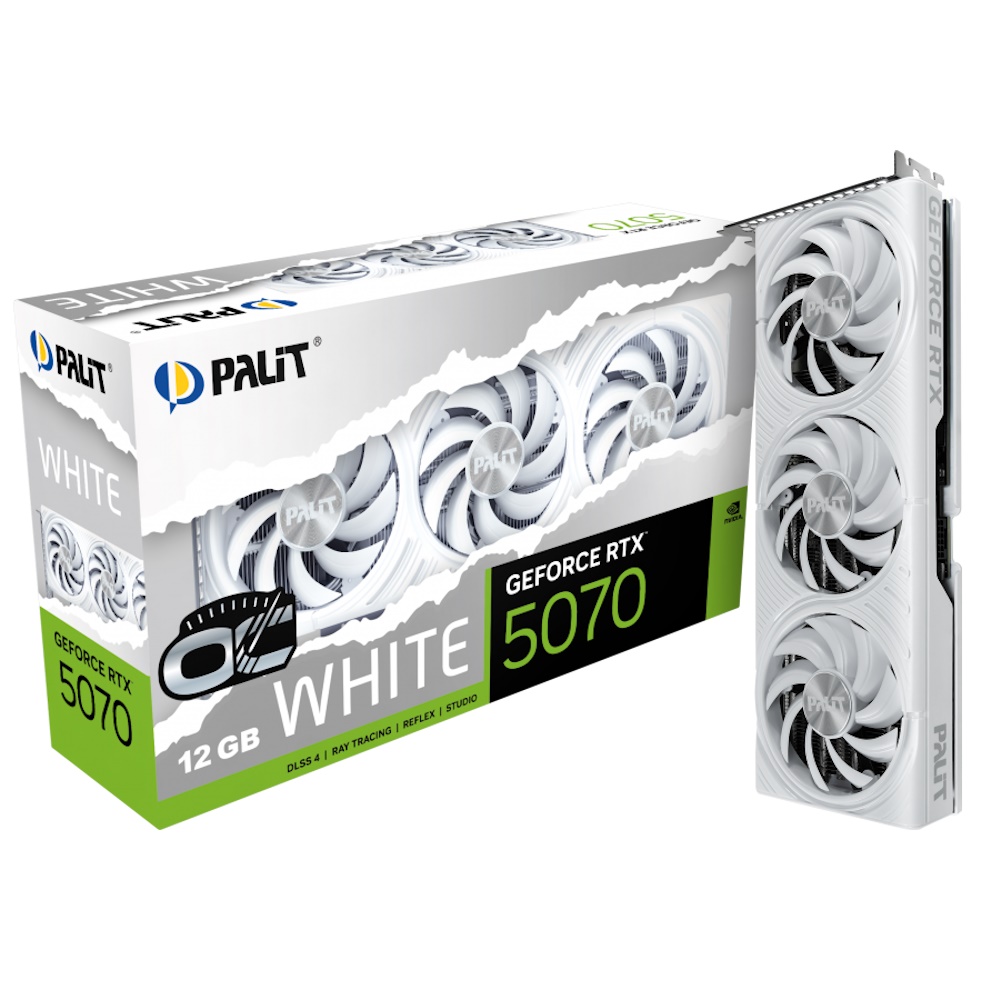 Palit GeForce RTX 5070 White OC 12GB