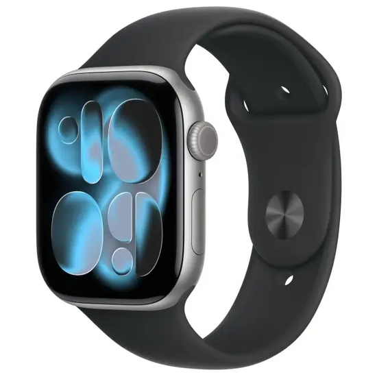 Apple Watch Series 11 (GPS) 46 mm Sort Grå SmartWatch