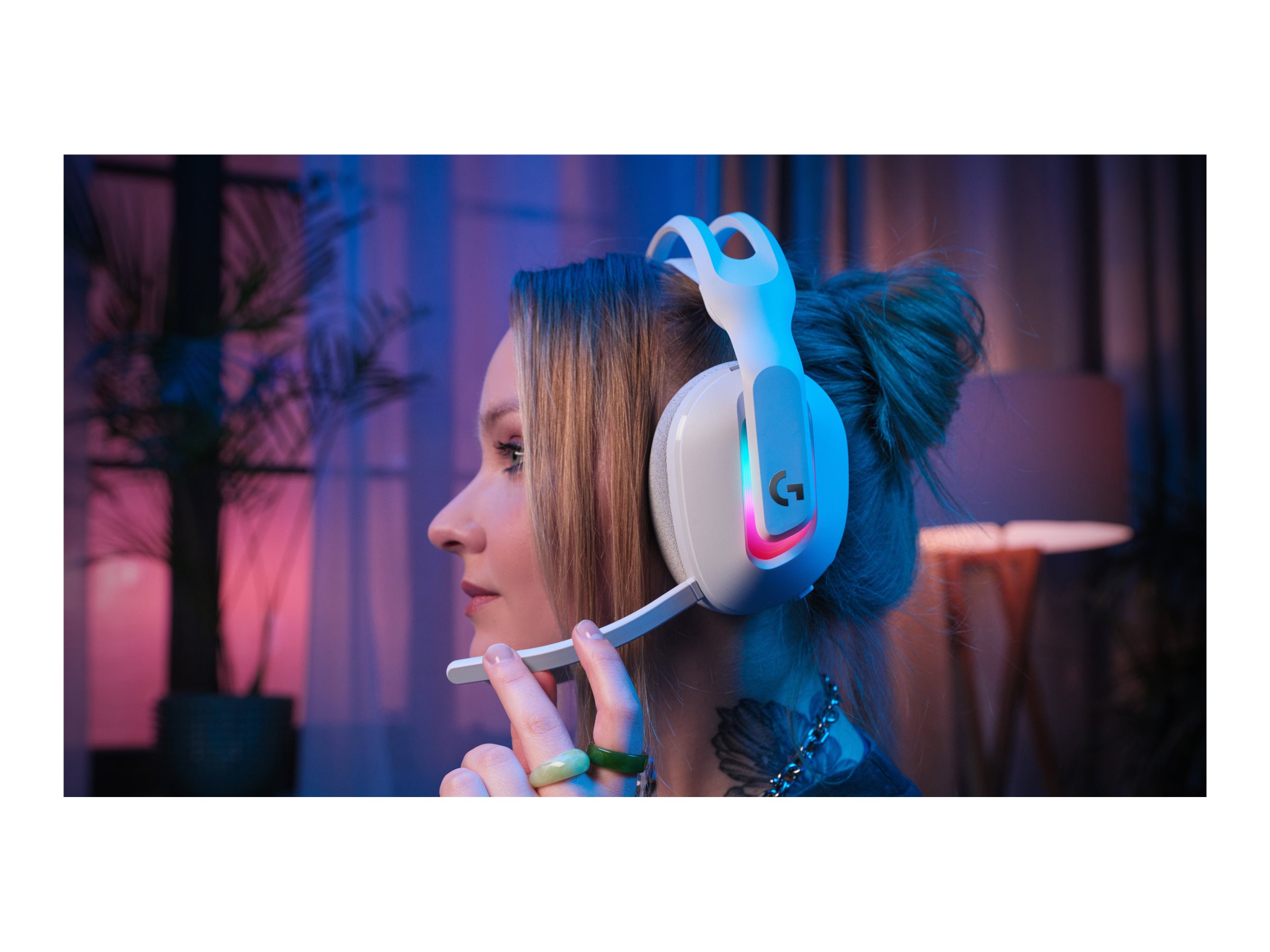 Logitech G Astro A20 X Trådløs Kablet Høretelefoner Hvid