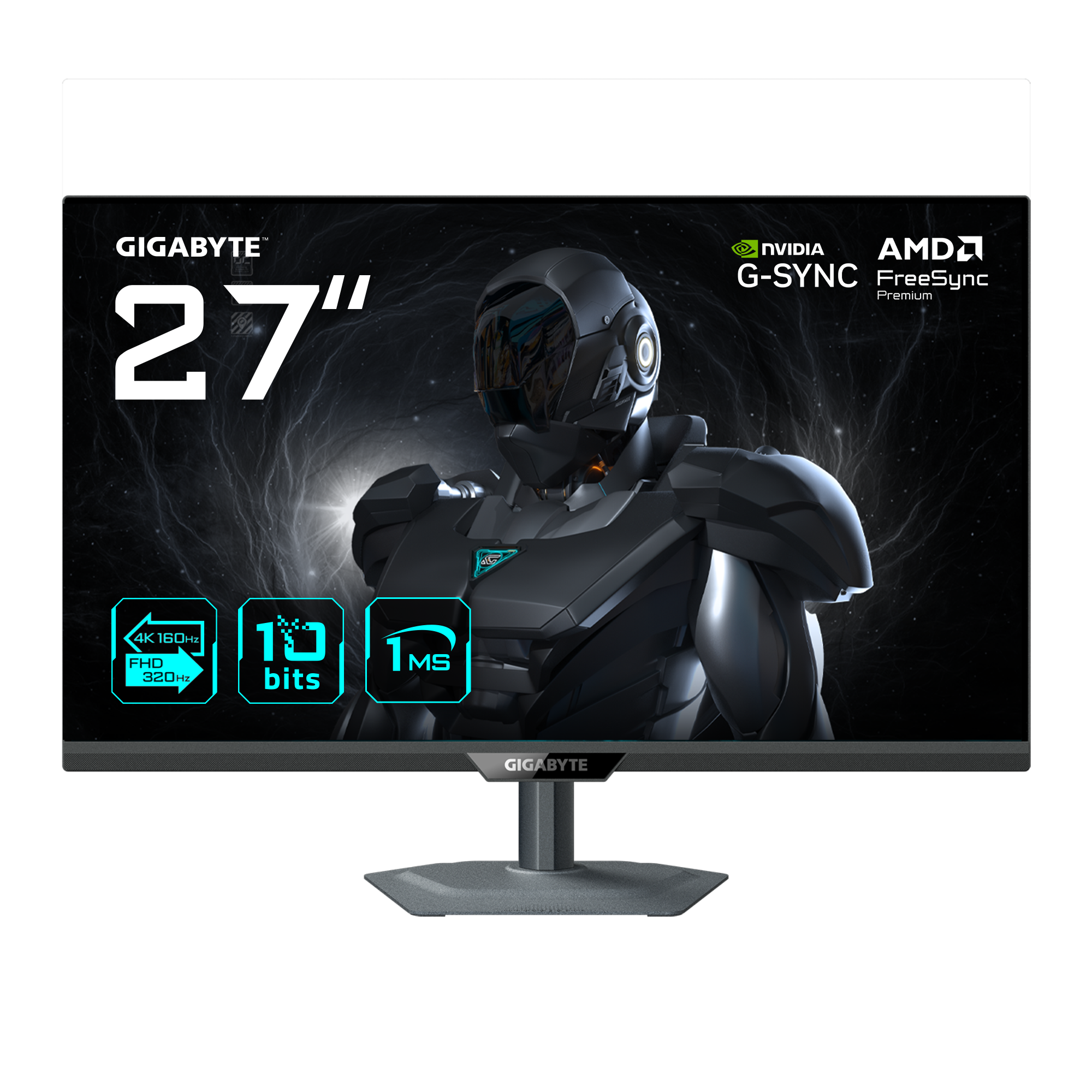 GIGABYTE G27UP computerskærm 68,6 cm (27) 3840 x 2160 pixel 4K Ultra HD LED Sort