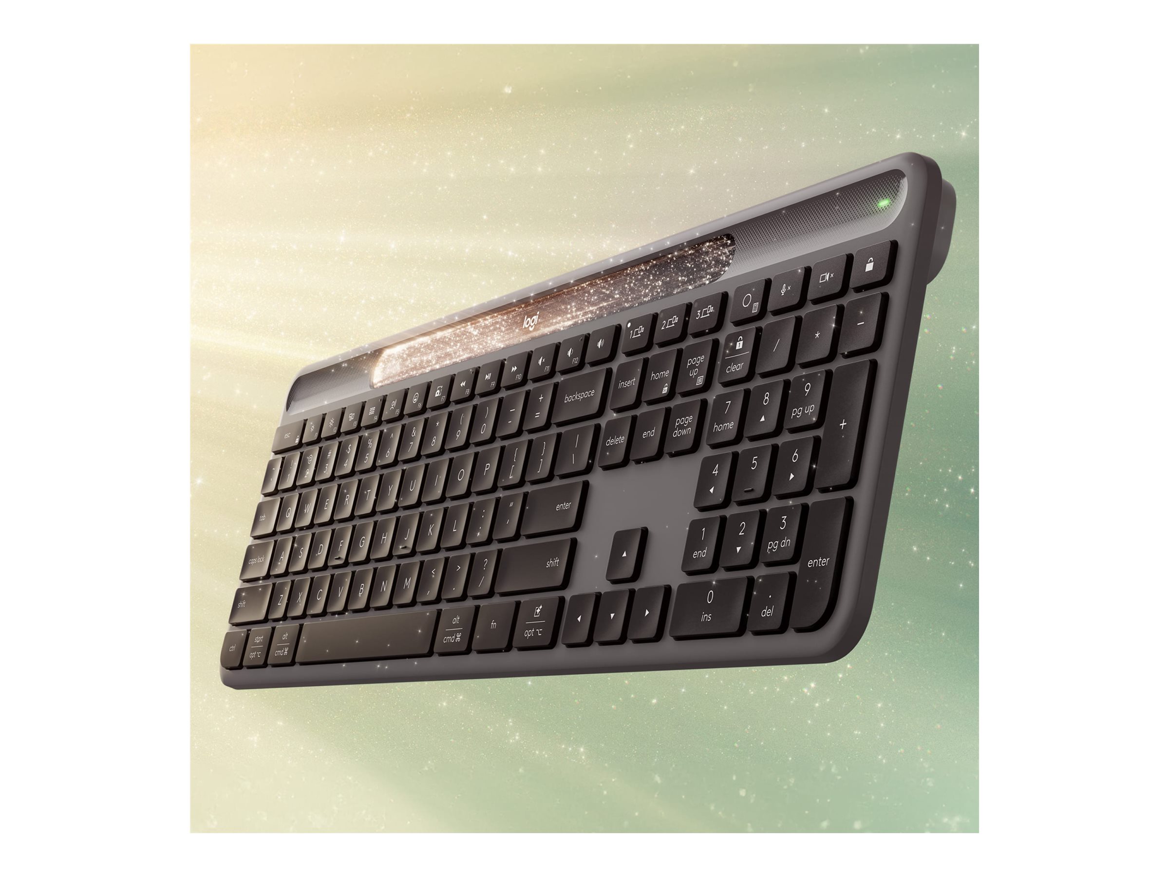 Logitech Signature Slim Solar+ K980 Tastatur Trådløs Tysk