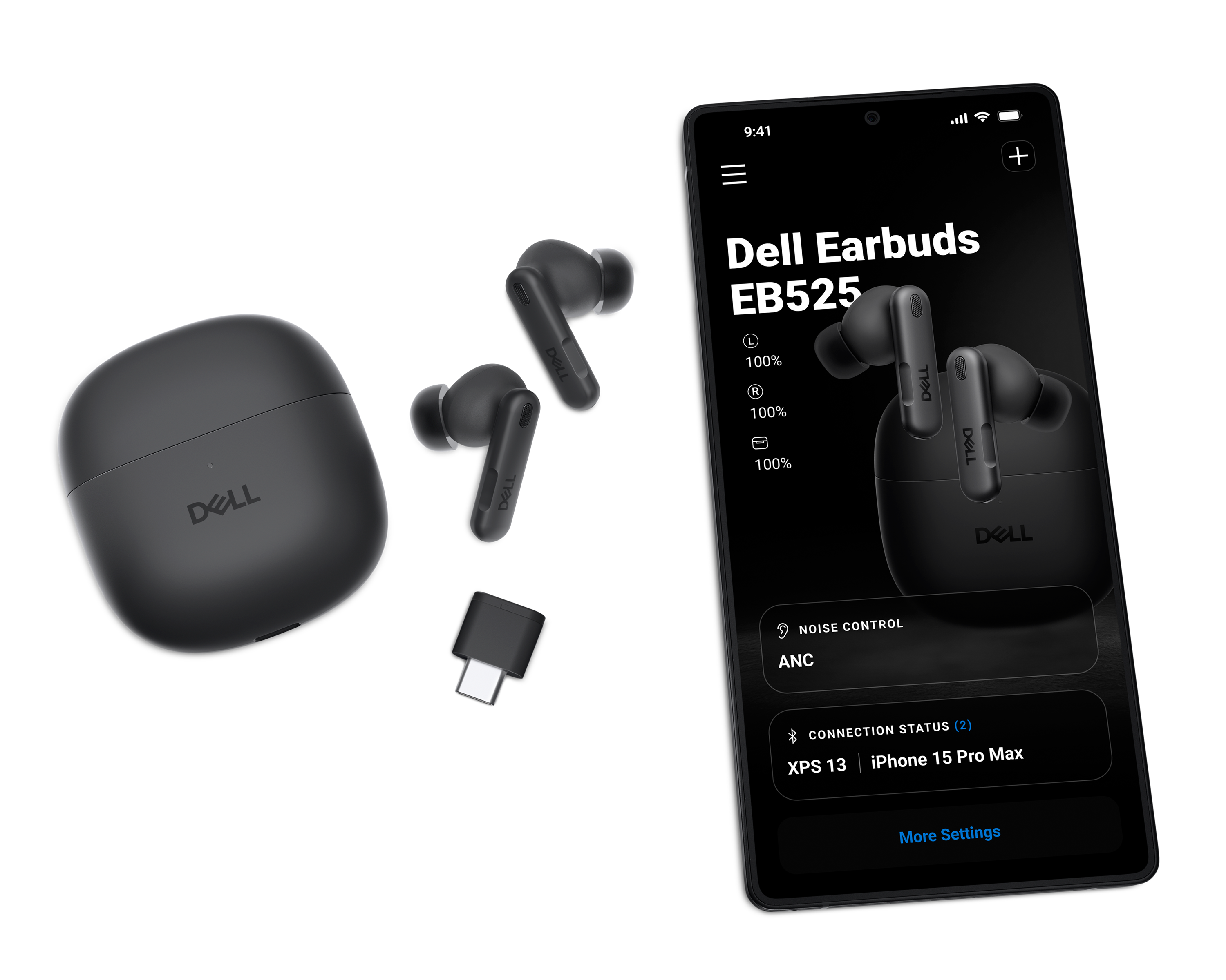 Dell Pro Plus Earbuds - EB525 TWS earbuds Trådløs