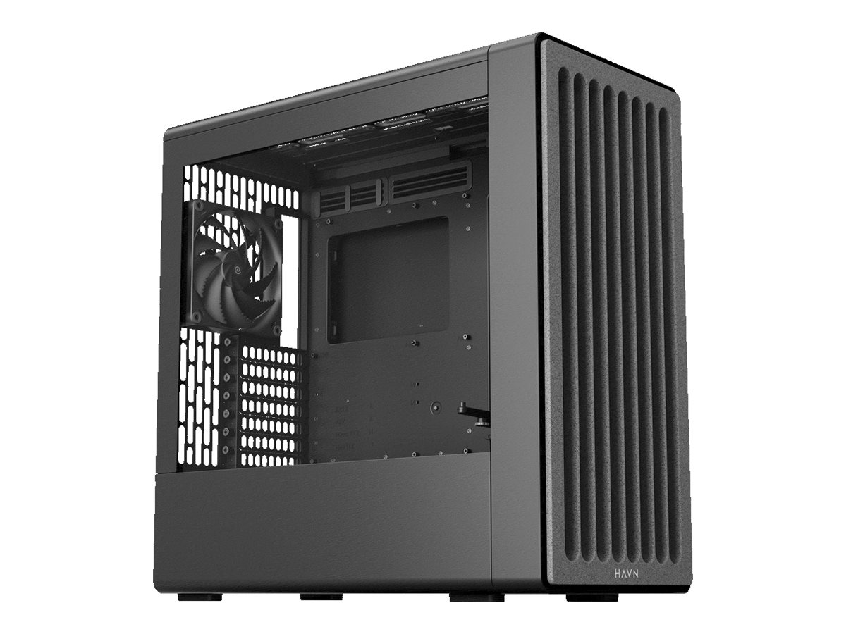 HAVN BF 360 Flow Tower Udvidet ATX Sort