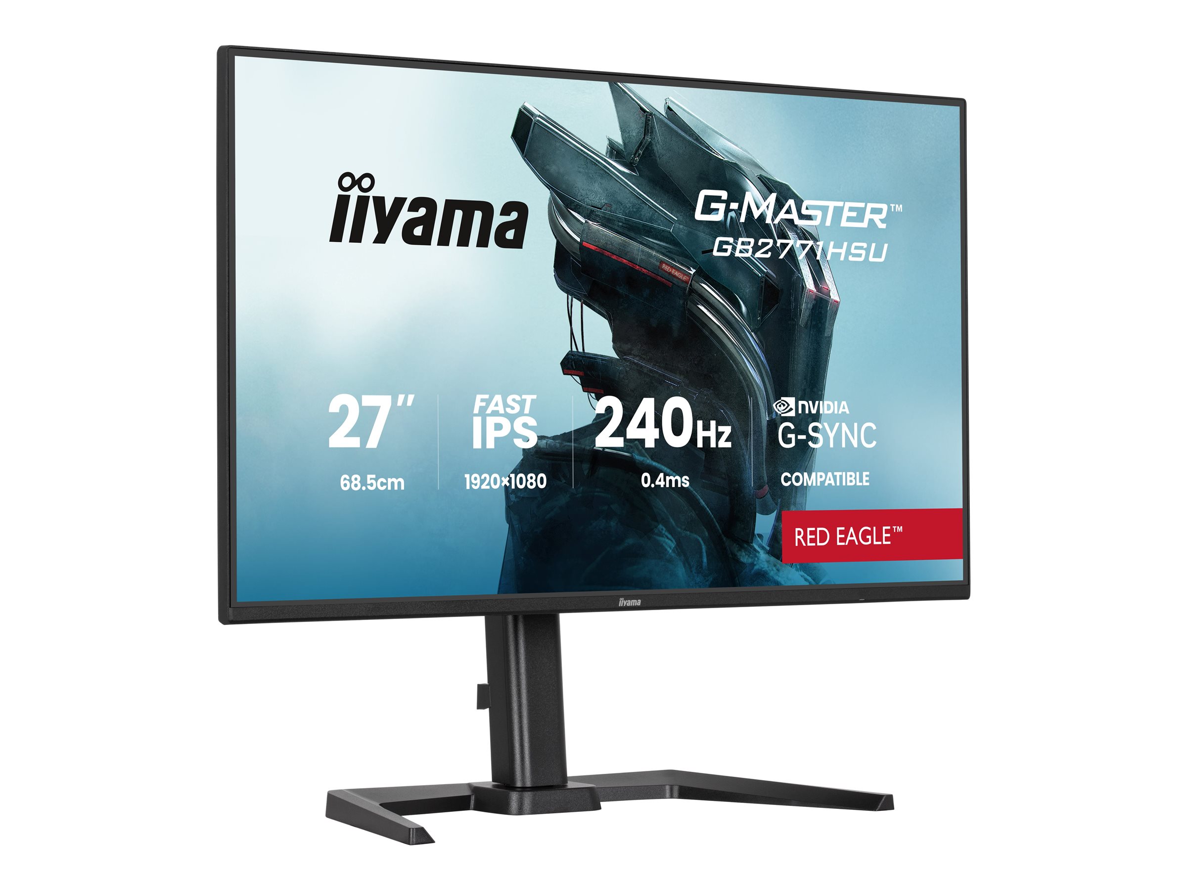 iiyama G-MASTER Red Eagle GB2771HSU-B1 27 Fast IPS 1920 x 1080 (Full HD) HDMI DisplayPort 240Hz