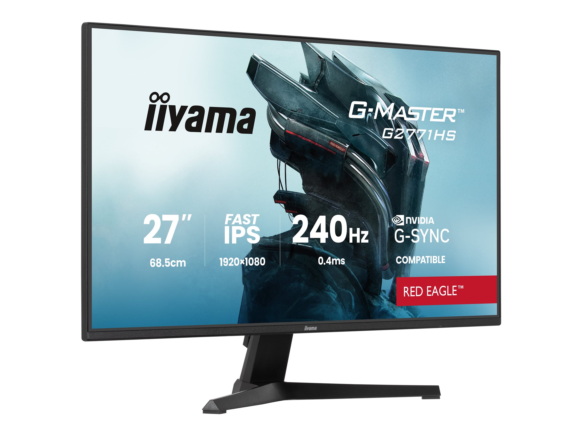 iiyama G-MASTER Red Eagle G2771HS-B1 27 Fast IPS 1920 x 1080 (Full HD) HDMI DisplayPort 240Hz