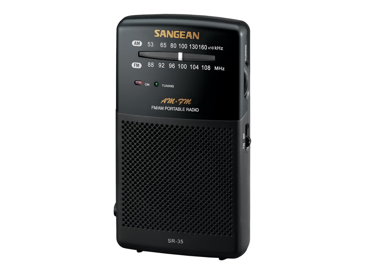 Sangean SR-35 Privat radio Sort