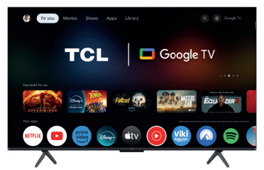 TCL 50C61K TV 50 4K Ultra HD Sølv