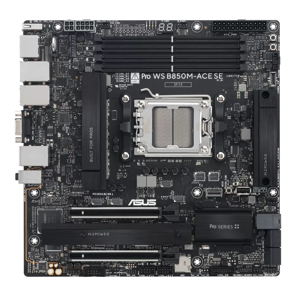 ASUS Pro WS B850M-ACE SE mATX AM5