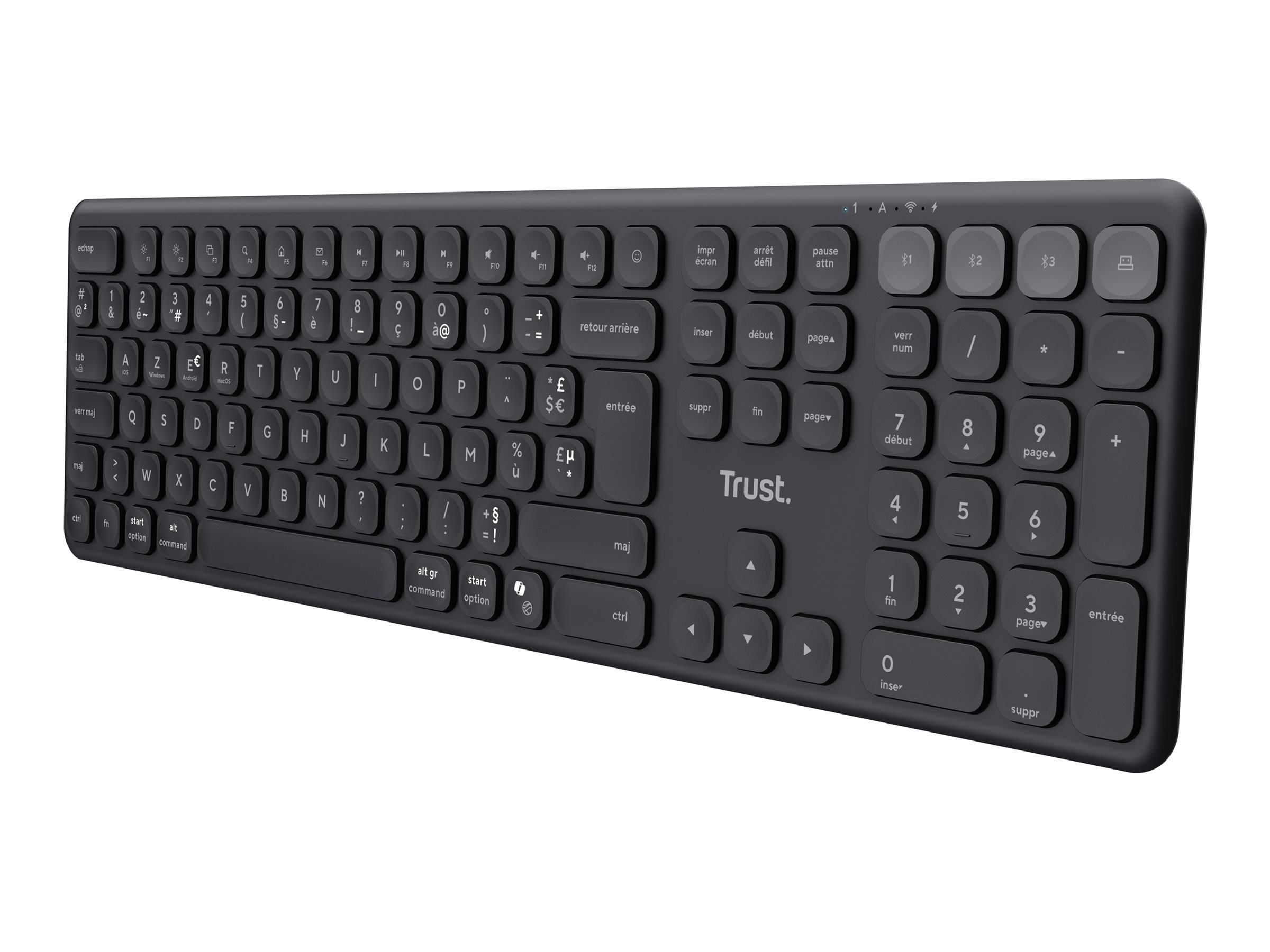 Trust Vaiya Tastatur Saks Trådløs USA