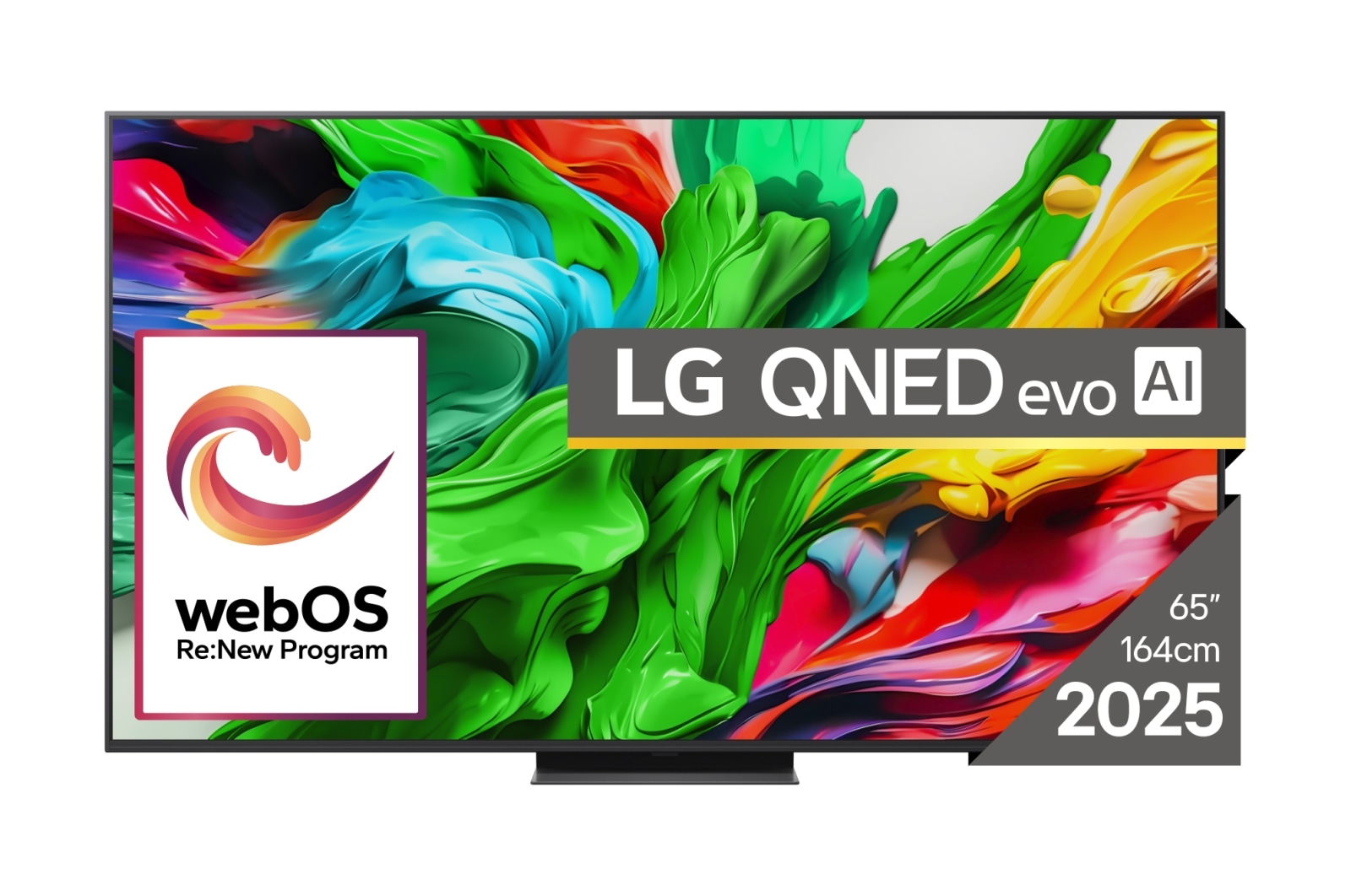 LG QNED AI 65QNED86A3A TV 65 4K Ultra HD Sort