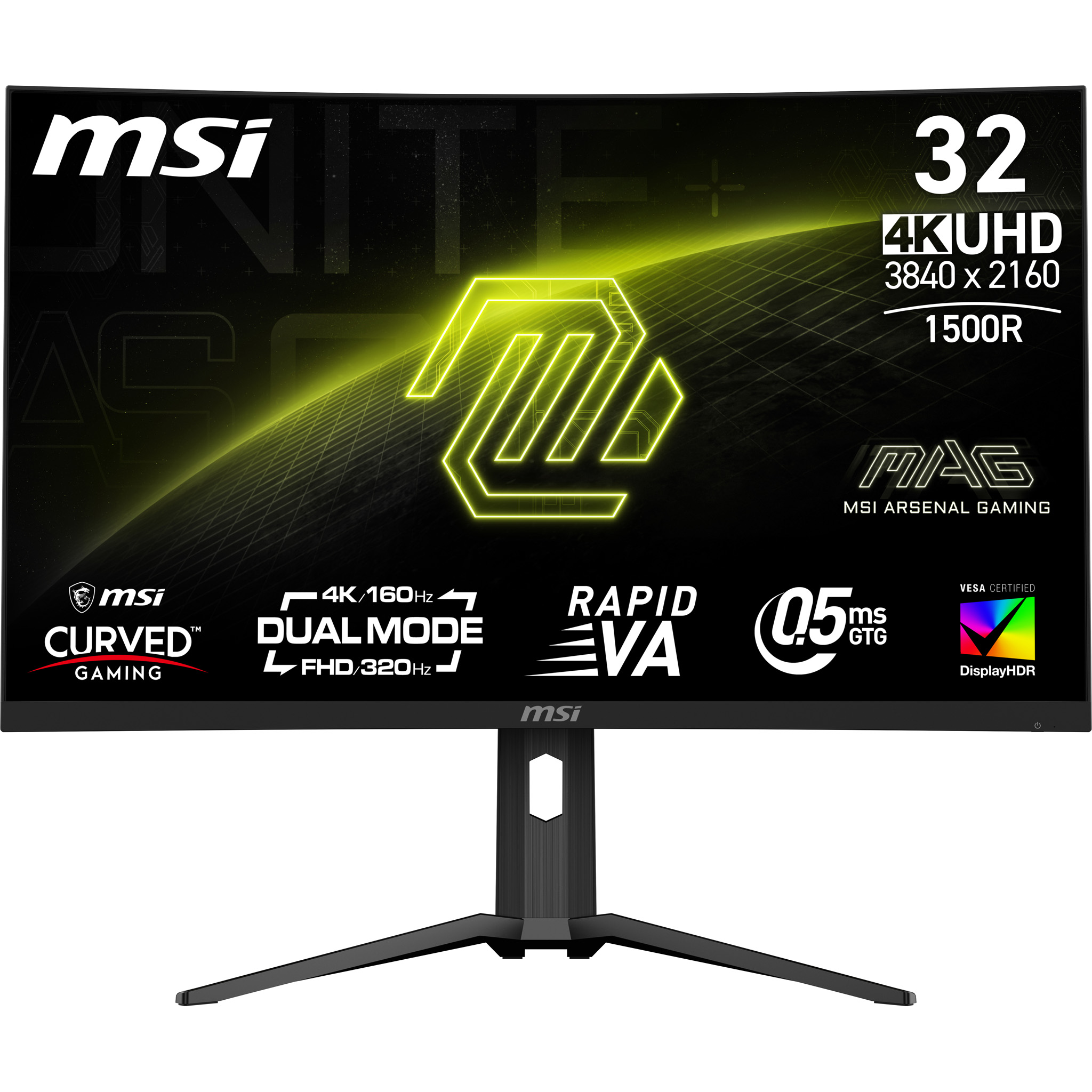 MSI MAG 321CUPDF computerskærm 80 cm (31.5) 3840 x 2160 pixel 4K Ultra HD LCD Sort