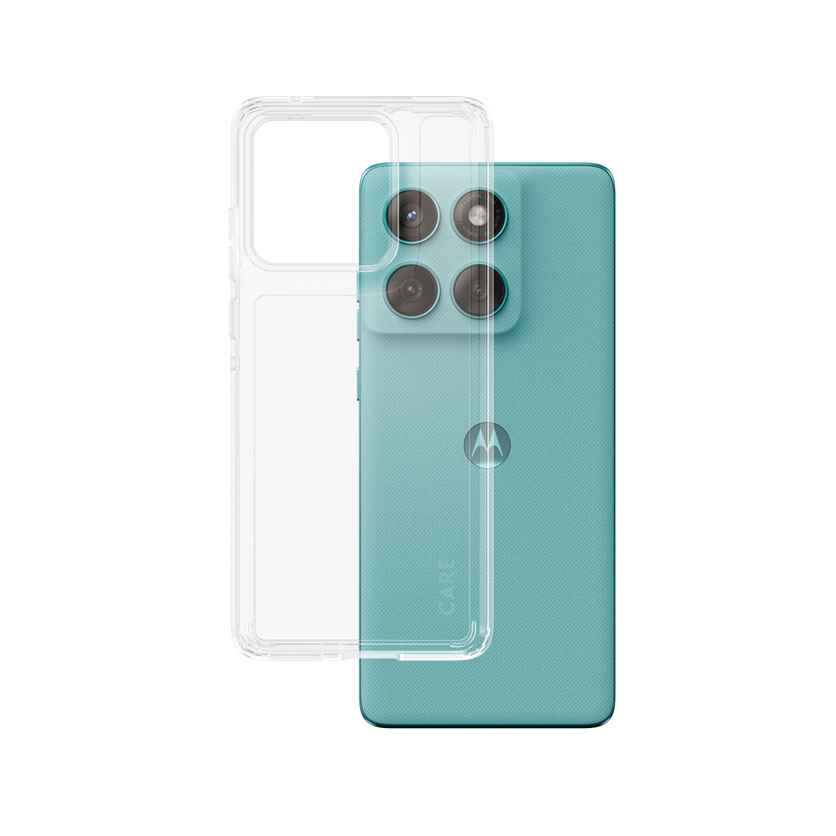 PanzerGlass CARE by ® Flagship Case Transparent Urban Combat m. Klar Ramme Motorola Edge 60 | 60 Fusion