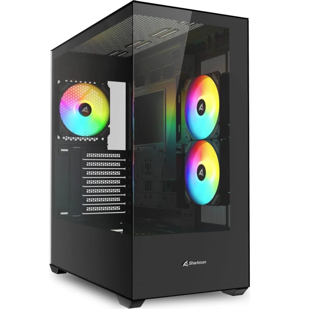 Sharkoon SK6 ARGB Tower ATX Sort