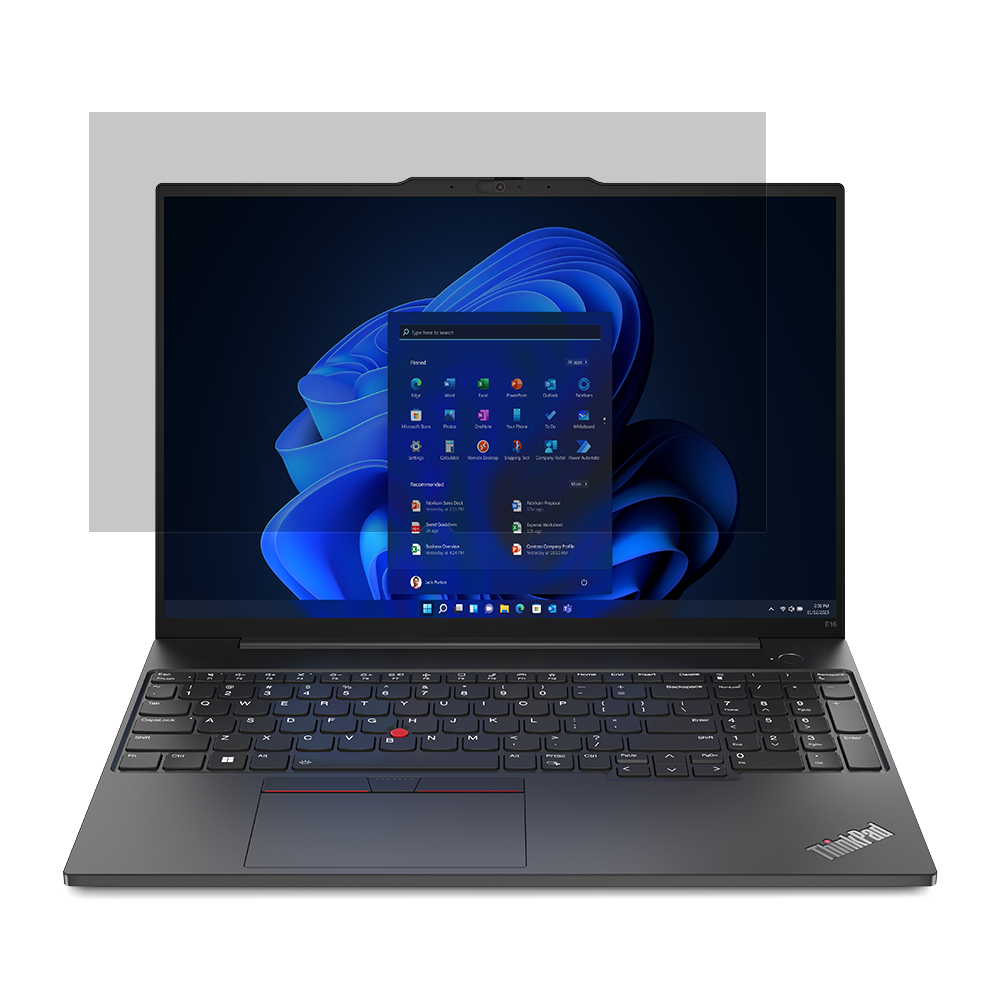 Lenovo 4XJ1U03939 antirefleks skærm 40,6 cm (16) Laptop Rammeløst display privatlivsfilter