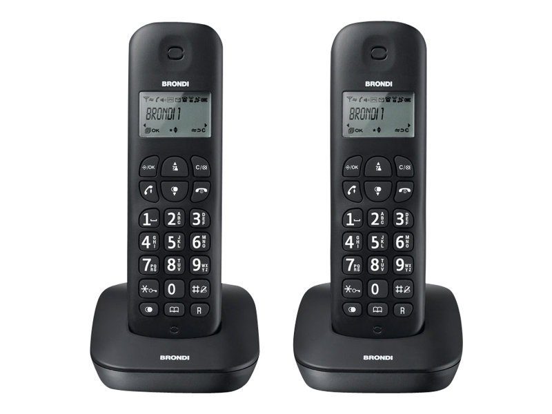 Brondi GALA Twin Trådløs telefon Ingen nummervisning Hvid
