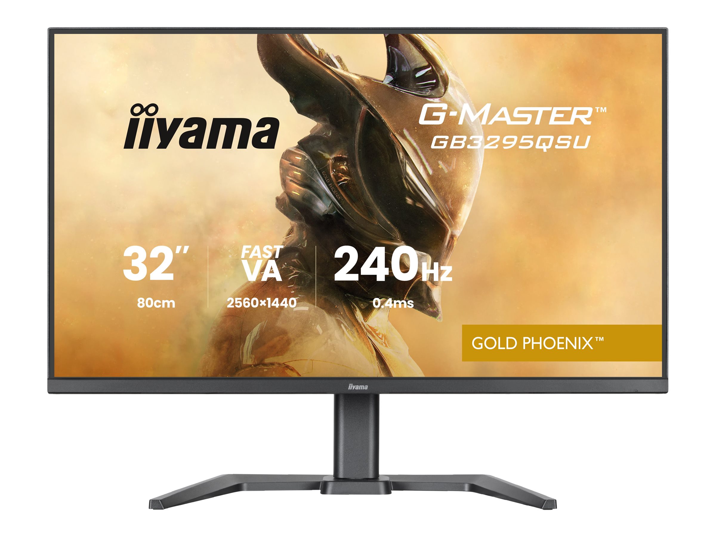 iiyama G-MASTER Gold Phoenix GB3295QSU-B1 31.5 Fast VA 2560 x 1440 (2K) HDMI DisplayPort 240Hz