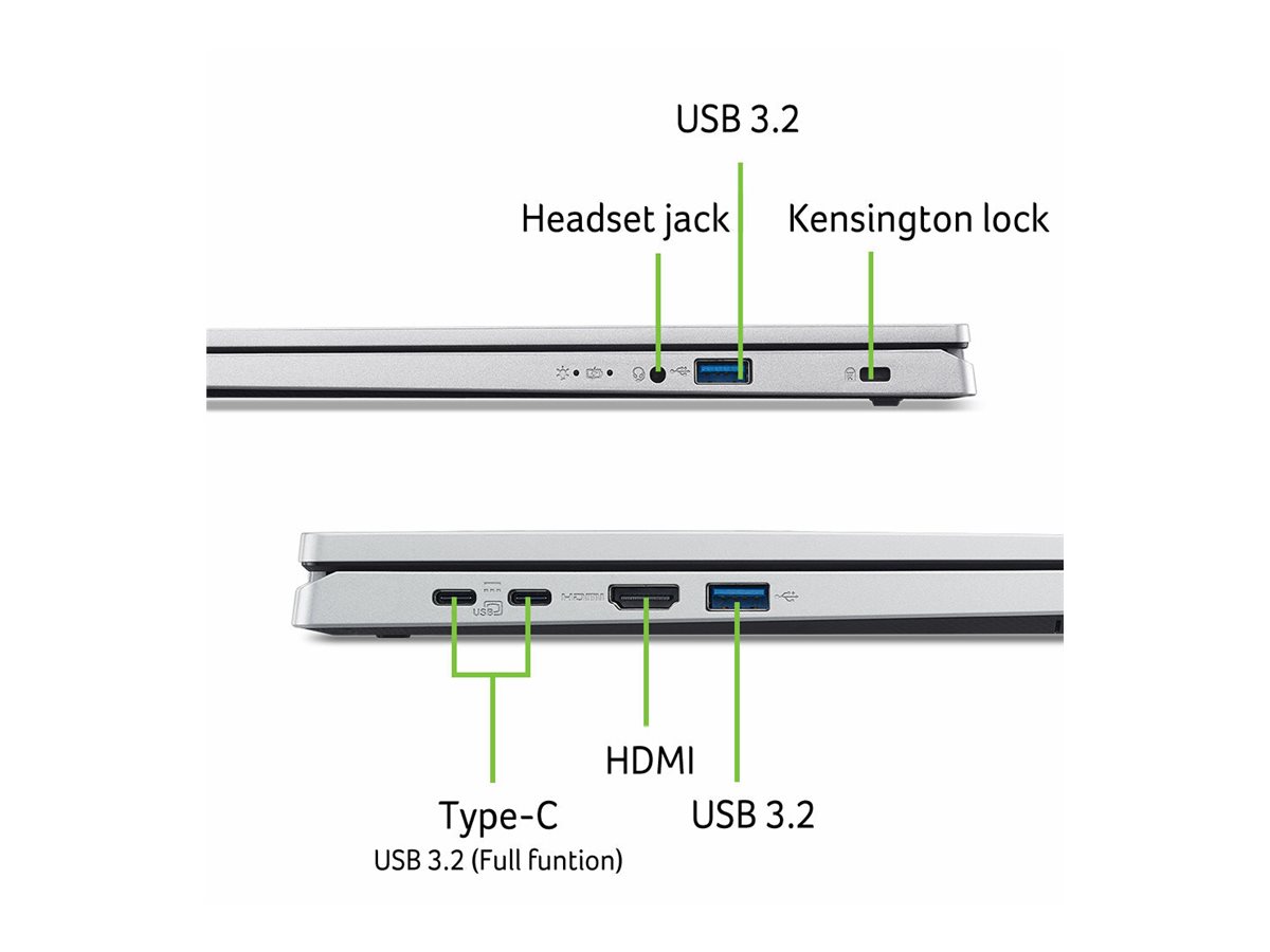 Acer Aspire Go 15 AG15-71P-55Z5 15.6 1920 x 1080 (Full HD) i5-1334U 16GB 512GB Intel Iris Xe Graphics Windows 11 Home